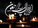 پیام تسلیت به سرکارخانم دکتر فتحی